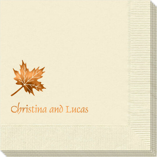 Little Autumn Leaf Napkins